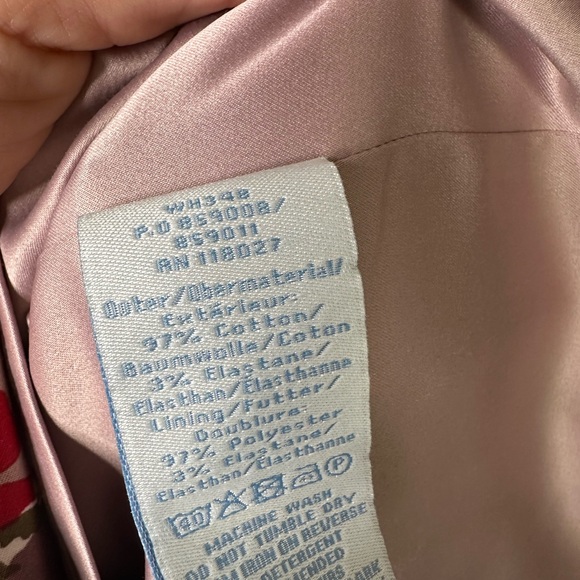 Boden Pink Tulip Print Valentine Shift Dress Size 4 - Picture 5 of 7